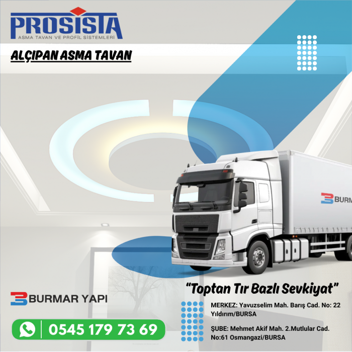 Balıkesir Alçıpan Asma Tavan Fiyatları Balıkesir Alçıpan Asma Tavan Fiyatları