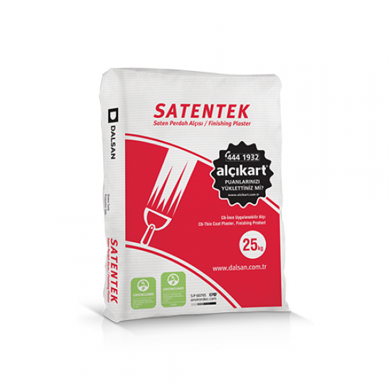 Dalsan Satentek Saten Perdah Alçısı 25kg Dalsan Satentek Saten Perdah Alçısı 25kg